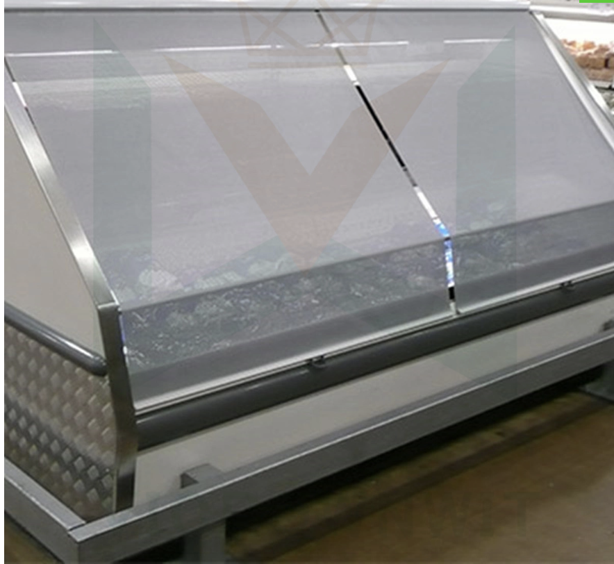 Durable Permeable Night Curtain for Horizontal Showcase in Shops (VPNC4) Durable Permeable Night Curtain for Horizontal Showcase in Shops (VPNC4)