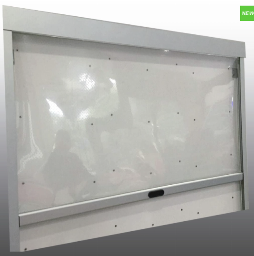 Refrigeration Night Blind Anti Dust Solid Plastic Night Blind for Display Cabinet in Delicatessen
