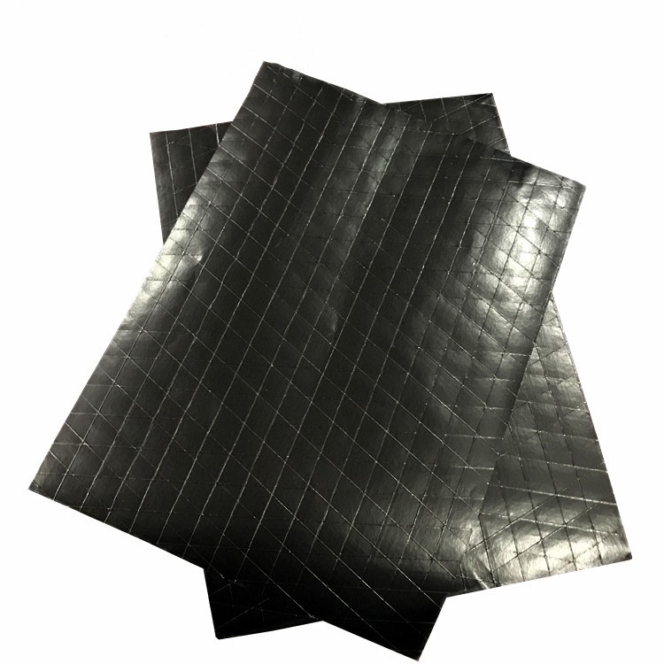 Black PP laminated glass yarn kraft facing for insulation