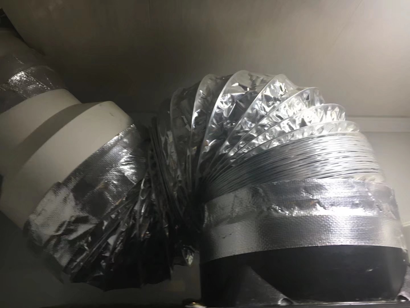 Aluminum Foil Coated PET for flexible air condition duct insulation HVAC