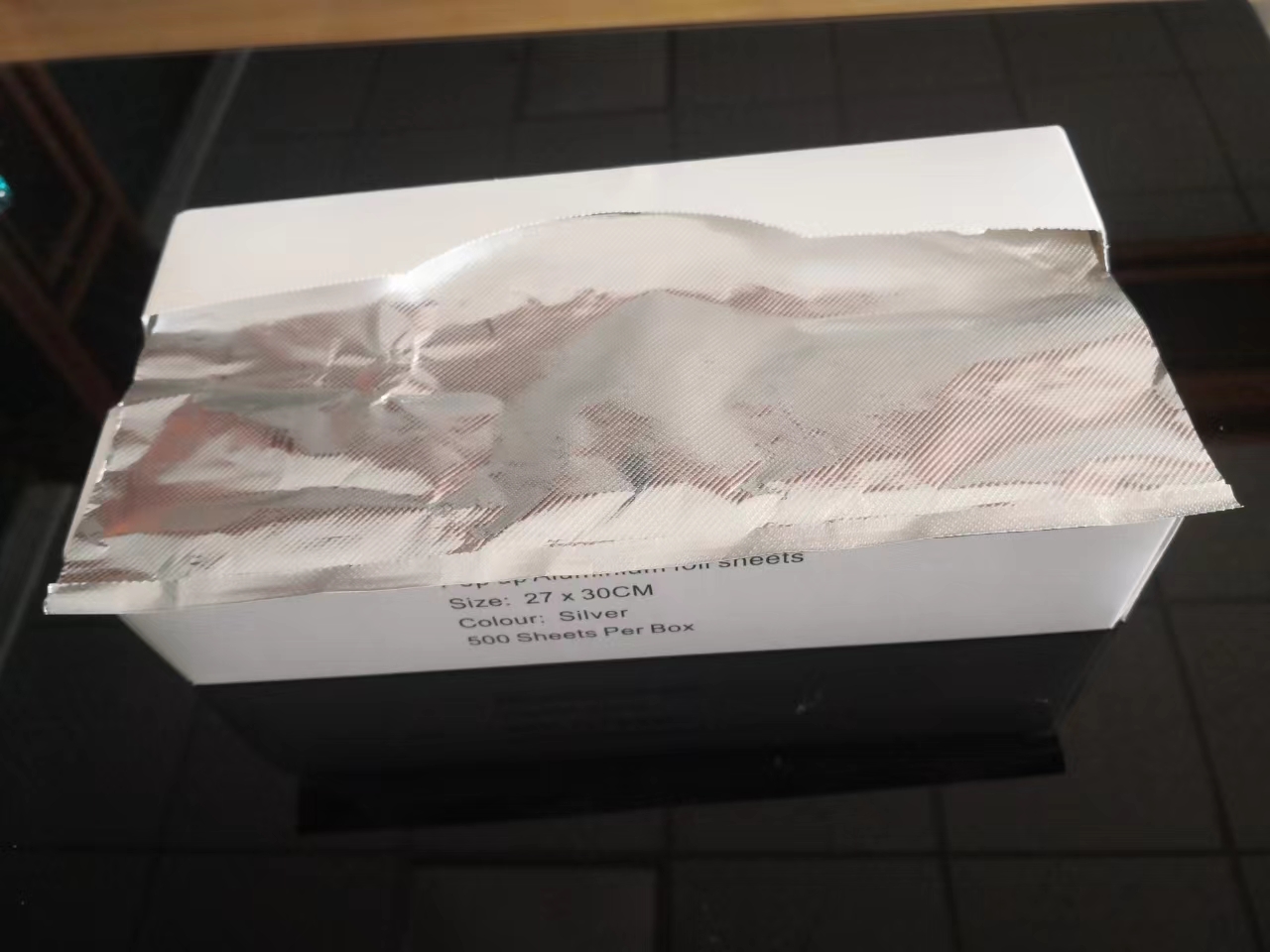 Pre-cut Aluminum Foil Food Grade with Small Holes for Household