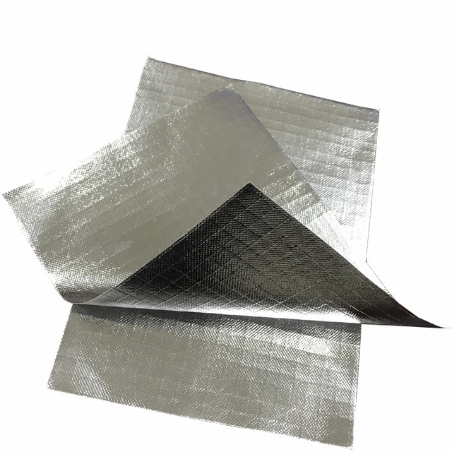 Double Sided Aluminum Foil Reinforced Non-woven Fabric As Thermal Insulation Facing