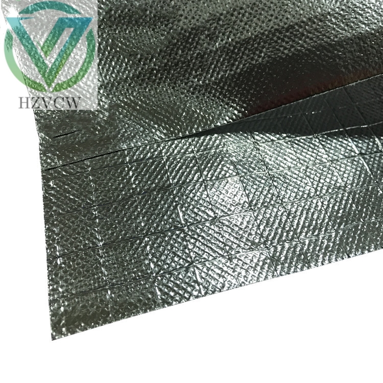 Double Sided Aluminum Foil Reinforced Non-woven Fabric As Thermal Insulation Facing