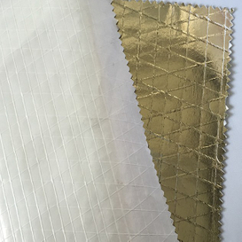 White PP+scrim+metallized film for color steel tile insulation