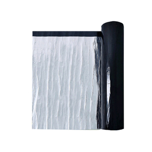 Black Aluminum Foil Alu 7 mic/100 mic PET for SBS Waterproof asphalt membrane Materials