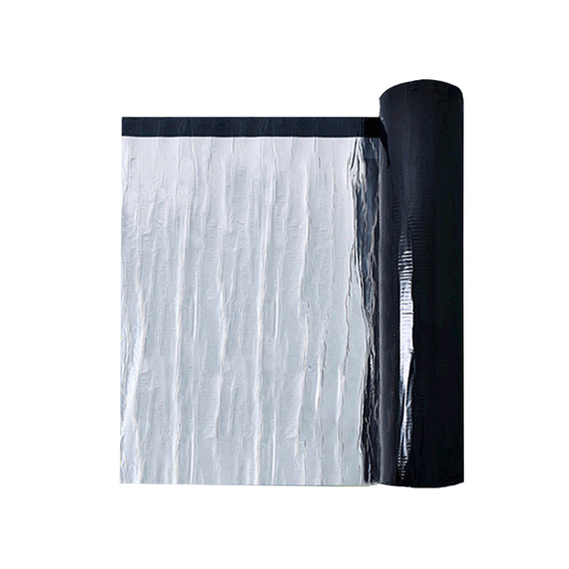 Black Aluminum Foil Alu 7 mic/100 mic PET for SBS Waterproof asphalt membrane Materials