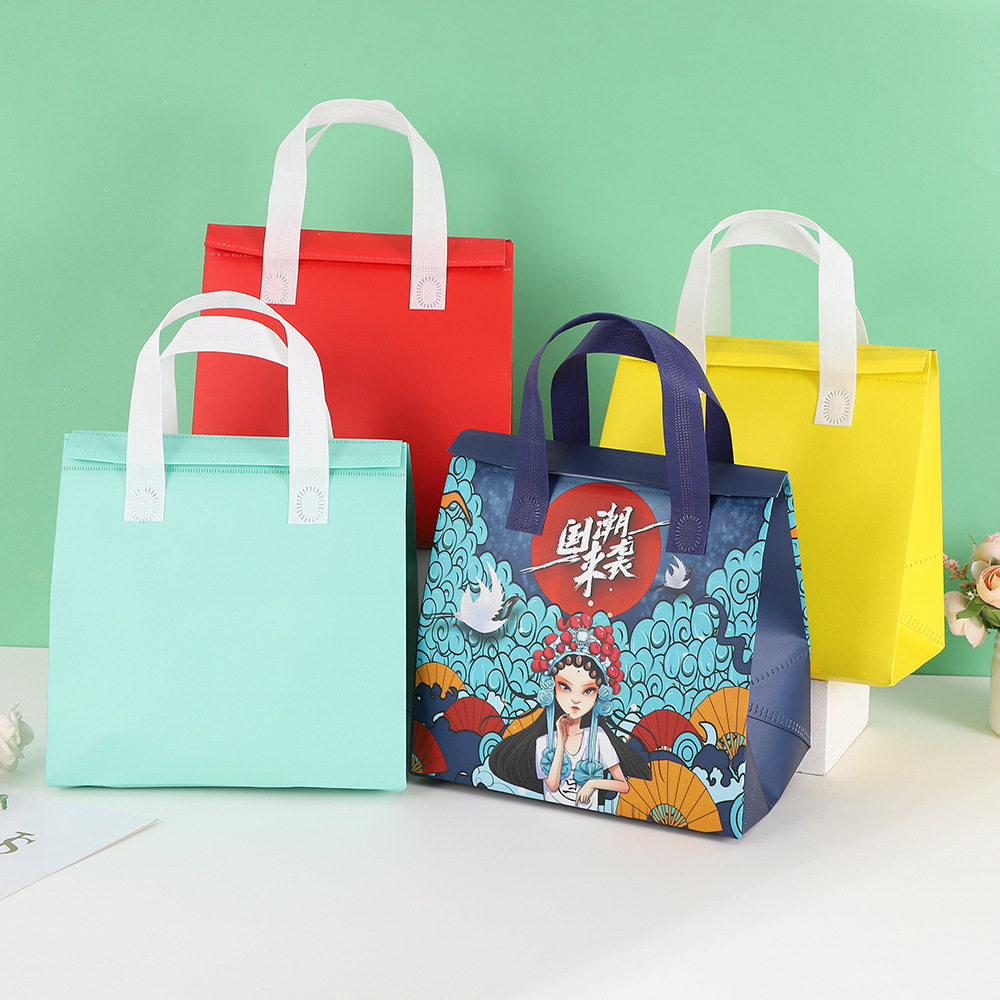 Printed Nonwoven fabric coated MPET for takeaway bag