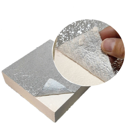 Aluminum Foil coat white fireproof nonwoven fabric to laminate phenolic foam as HVAC Insulation materials