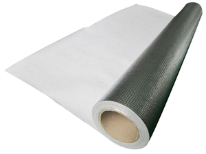 Embossed Single sided Silver MPET laminate Non Woven for ice bag packing