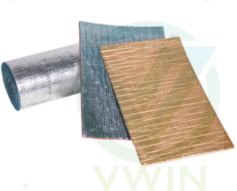 Antiglare Green or orange Aluminium Foil+PET+PE to laminate XPE Foam or bubble as Insulation material
