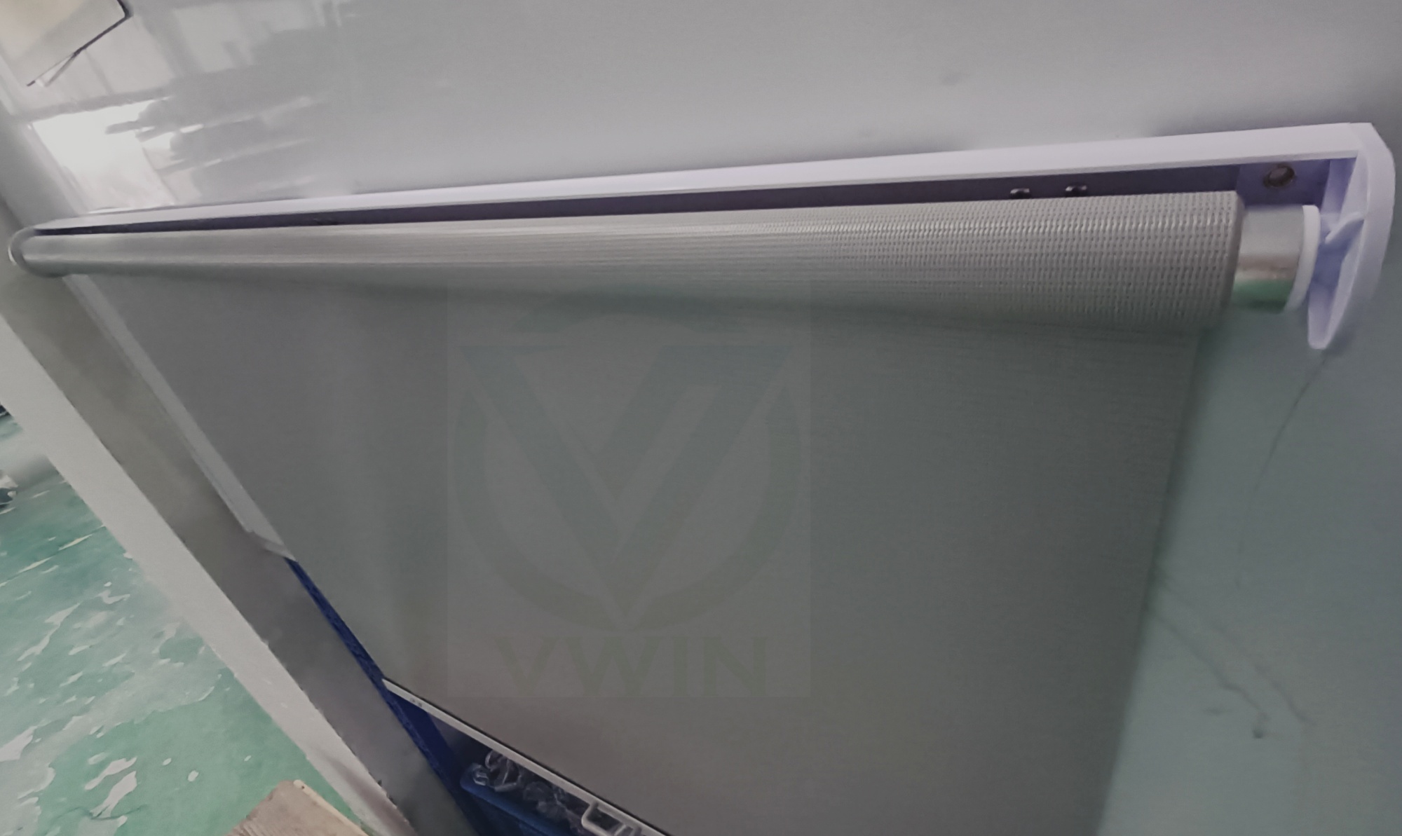 Gray Night Curtain for Refrigerator Ice Chest to save energy in Supermarket