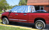 Blue Non-woven cloth coated MPET for car cover