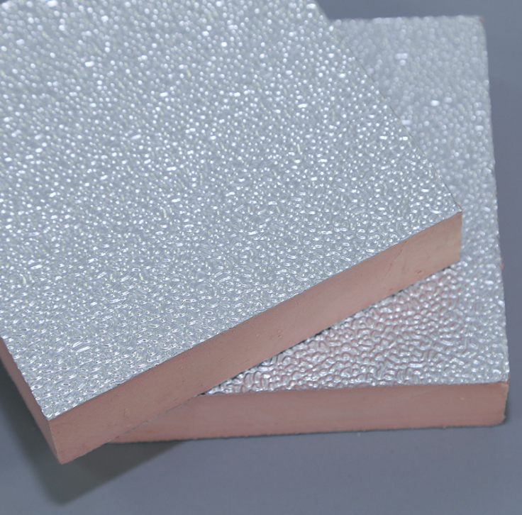 Aluminum Foil coat white fireproof nonwoven fabric to laminate phenolic foam as HVAC Insulation materials