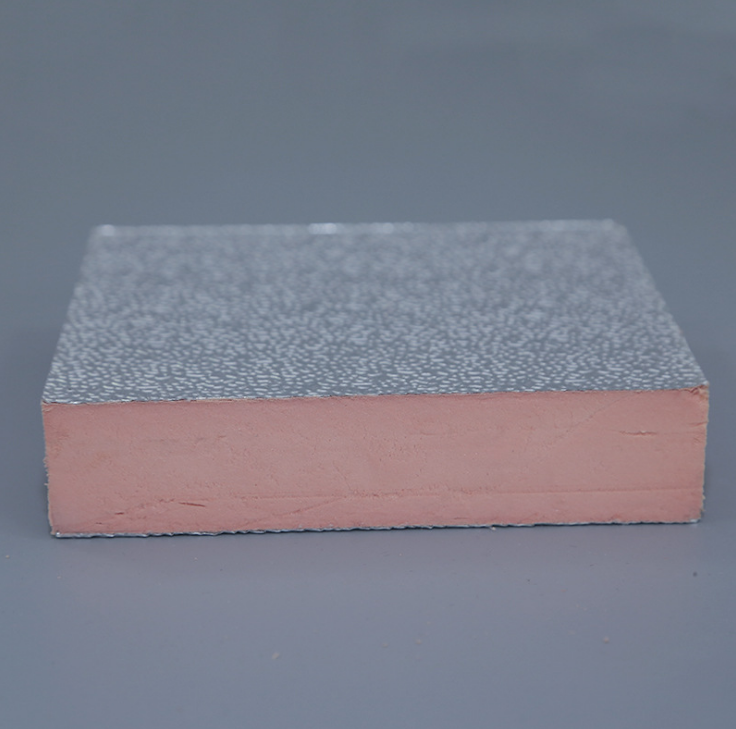 Aluminum Foil coat white fireproof nonwoven fabric to laminate phenolic foam as HVAC Insulation materials