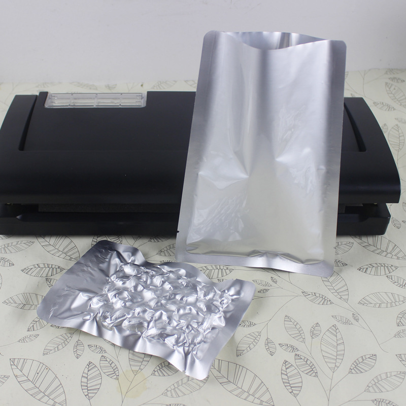 PET Aluminum Foil laminated PE (PET/Alu/PE) to make customizable and heat sealed flexible Vacuum packing bag pouch