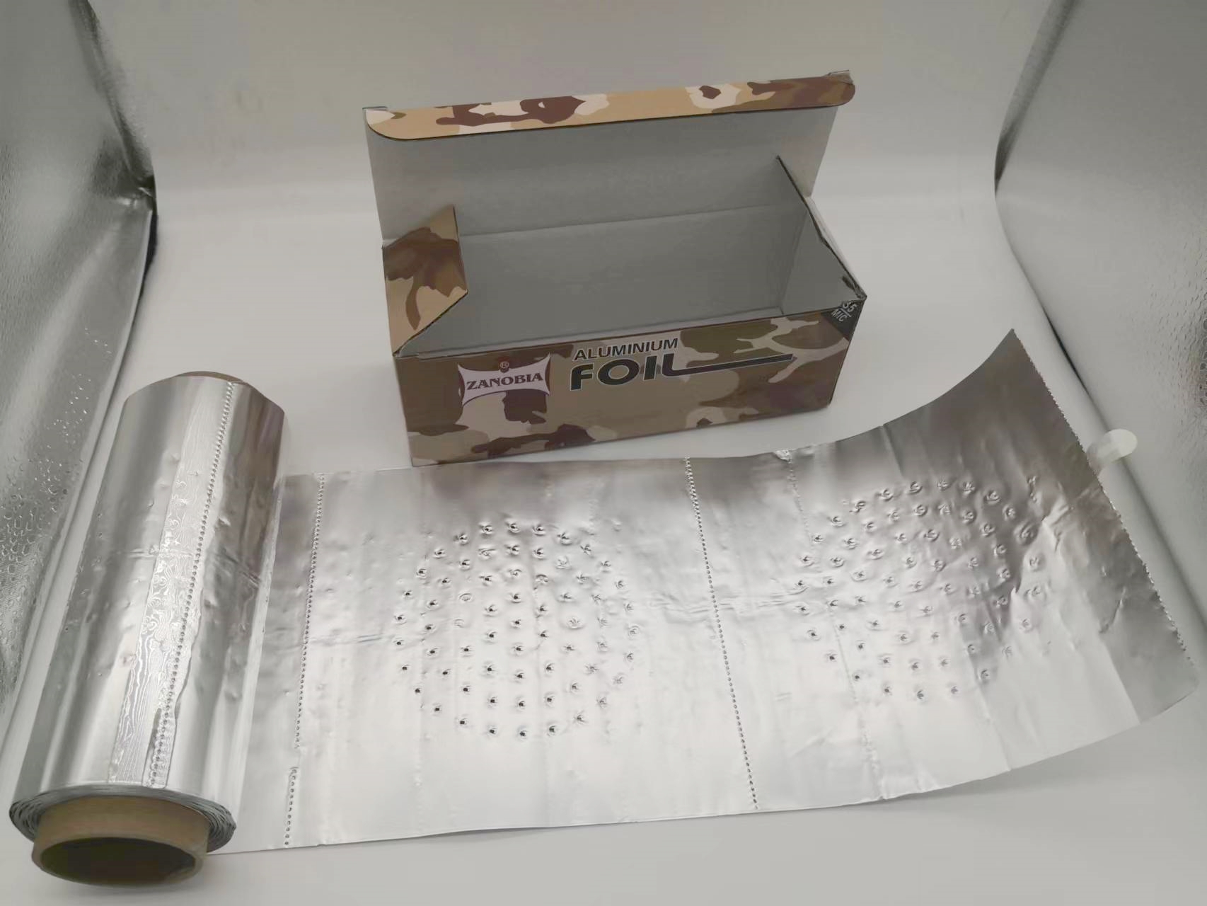 Pre-cut Aluminum Foil Food Grade with Small Holes for Household