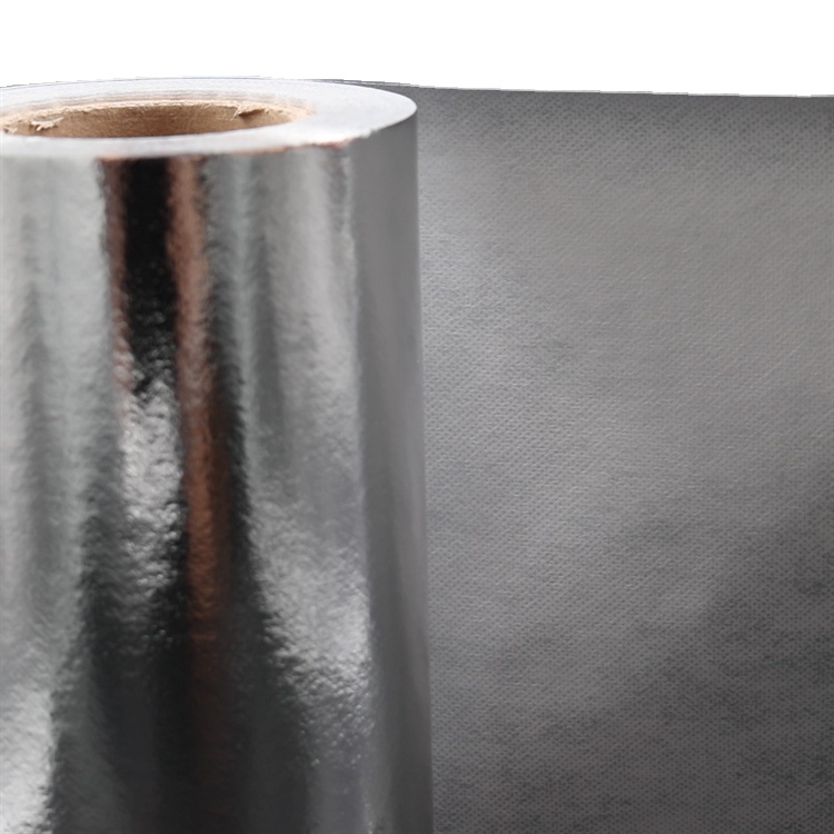 Single or Double sided Non woven laminated aluminum film for pallet cover