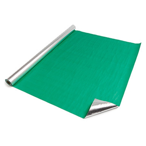 Green single sided reflective Fire resistant extra heavy duty aluminium foil laminate polyweave Sisalation Paper for roof insulation