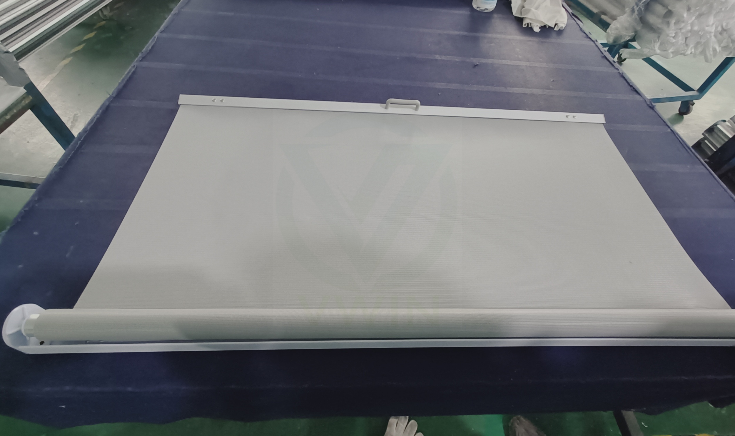Gray Night Curtain for Refrigerator Ice Chest to save energy in Supermarket