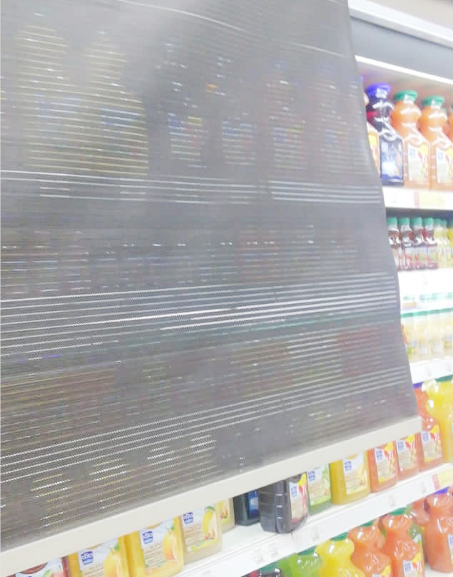 Permeable Freezer shades As Refrigeration Screening without Condensation (VPNB1)