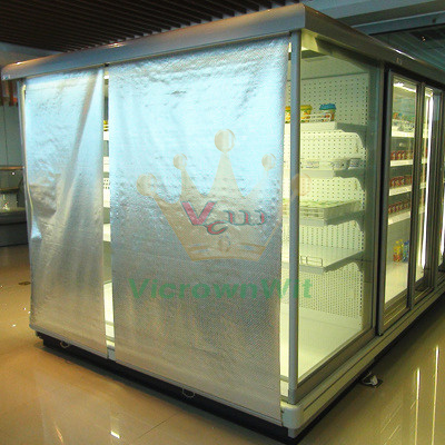 Breathable night blind with roller for vertical refrigerator (VBNB1)