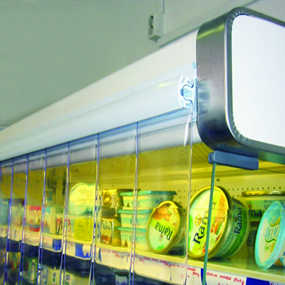 Transparent Thin Night Blind Strip for refrigeration showcase (VTBNts1)