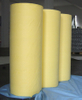 Yellow customised Nonwoven laminated PE for Surgical gown