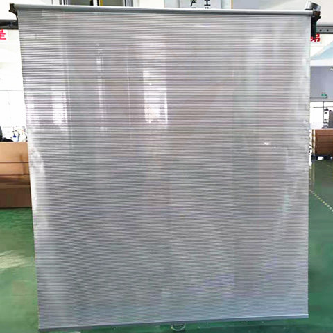 Semi-automatic Grey Permeable Chiller Blind for Display Cabinet
