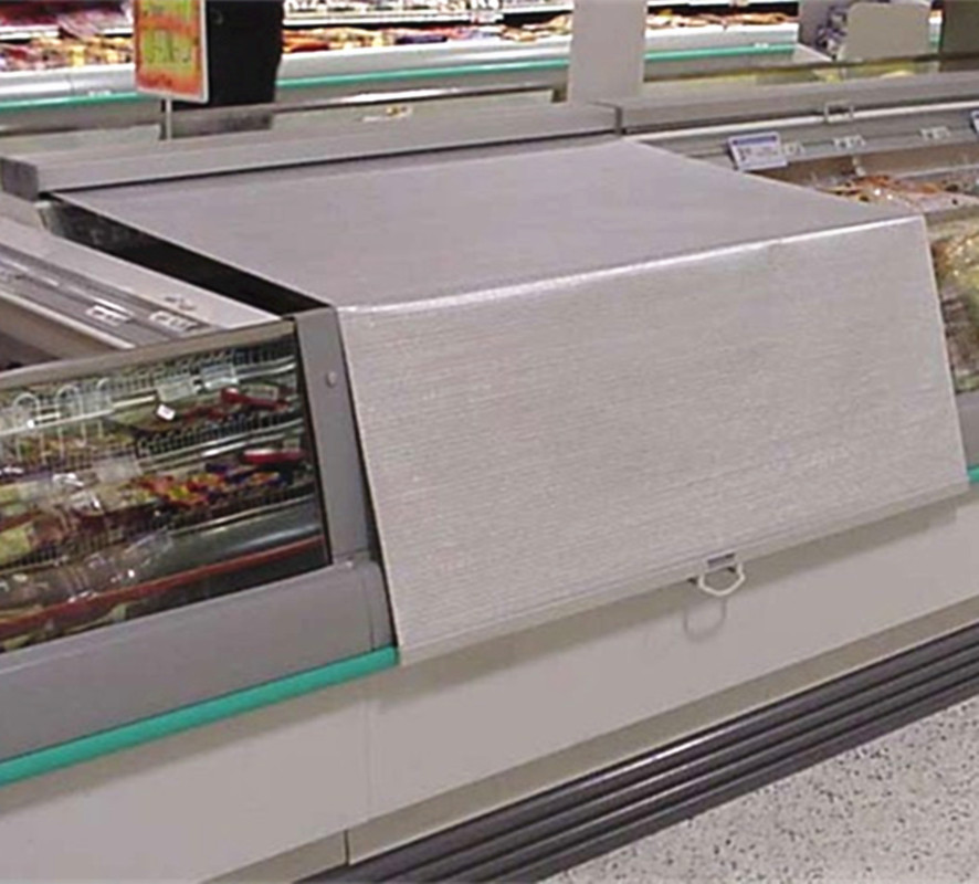 Breathable Silver Night blinds for horizontal Refrigerator (VBNB8)