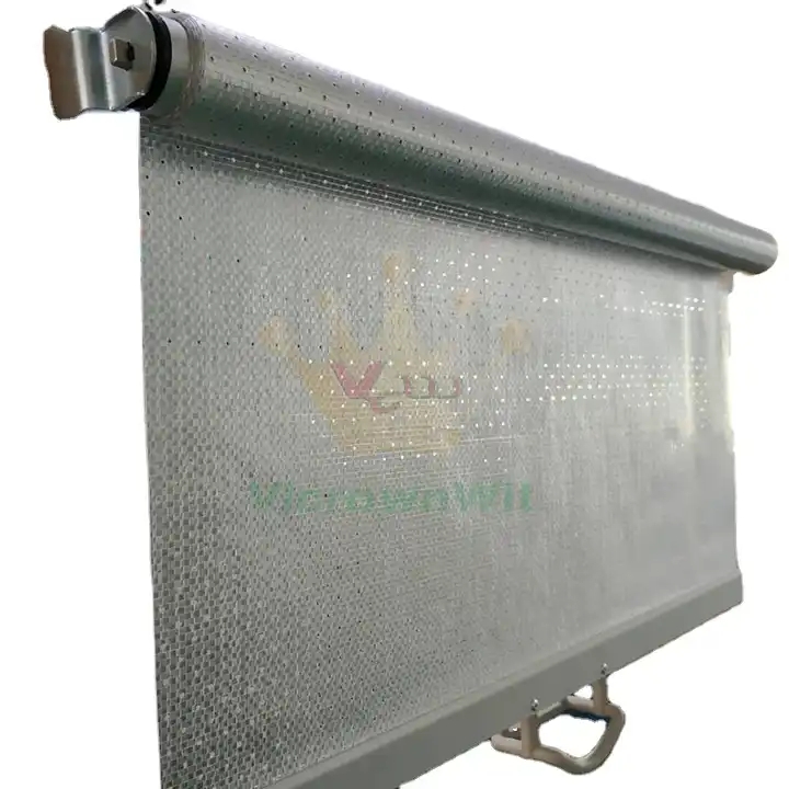 Breathable night blind with roller for vertical refrigerator (VBNB1)