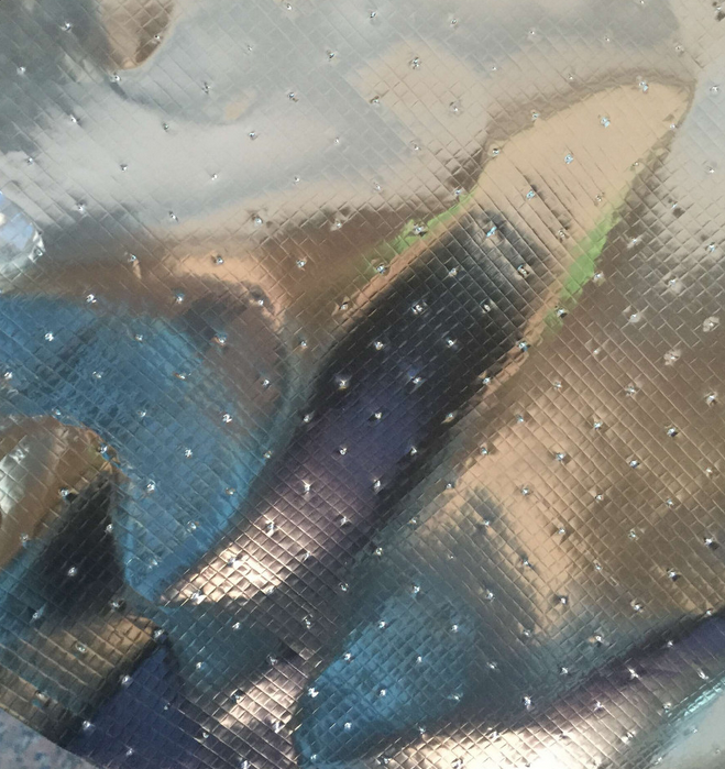 Perforated Reflective Double sided Aluminum Foil Woven fabric as Attic Foil Insulation