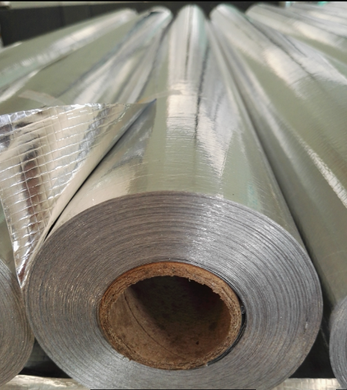 Double sided Aluminium foil laminated woven fabric for reflective radiant barrier