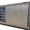 Silver Night Blind for Refrigeración in Supermarket