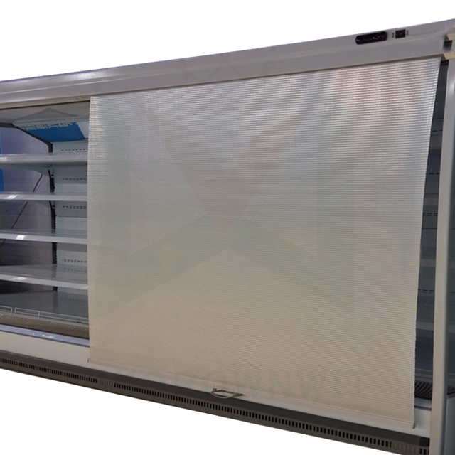 Silver Night Blind for Refrigeración in Supermarket
