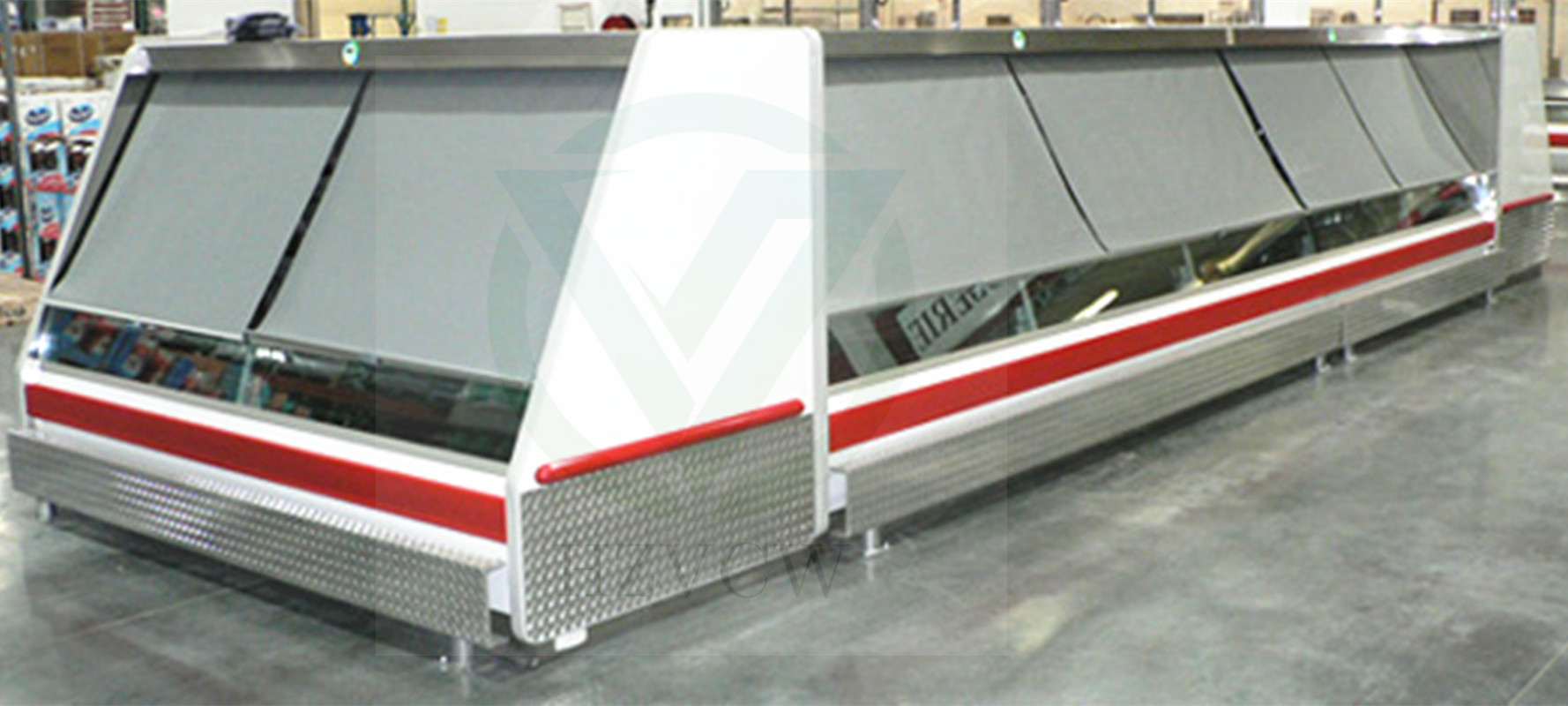 Black Night Curtain for Vertical Refrigerated Display Case(VBN-hs)