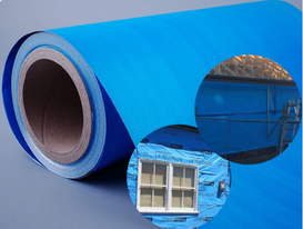 Blue or Green Fireresistant Roof sarking Wall wrap as vapour barrier