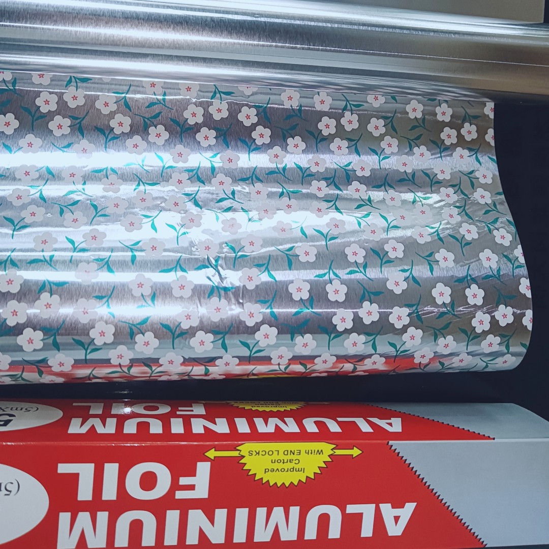 Printed Aluminum Foil Rolls For Catering with Customised Logo Per Roll in Box
