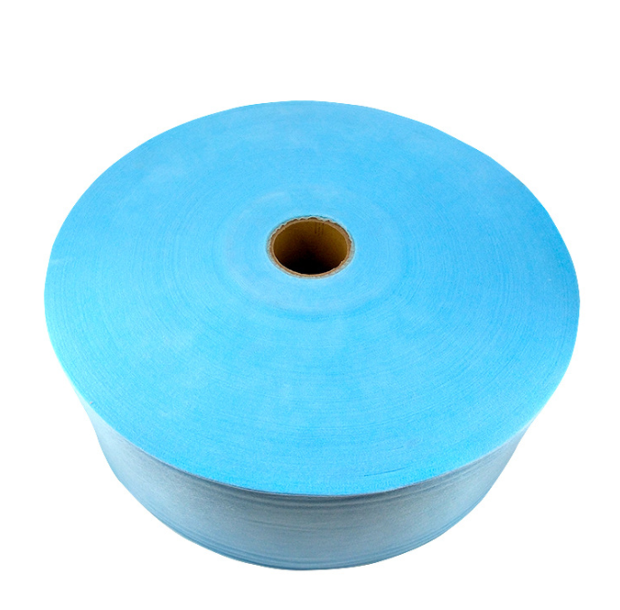 Blue PP non-woven fabric used for masks,disposable clothes, surgical gowns, medical packaging