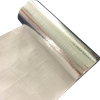 Single sided Reflective Fireresistant Aluminum Foil Woven Fabric to laminate bubble or Foam as Insulation materials