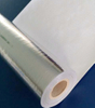 Single sided Reflective Fireresistant Aluminum Foil Woven Fabric to laminate bubble or Foam as Insulation materials