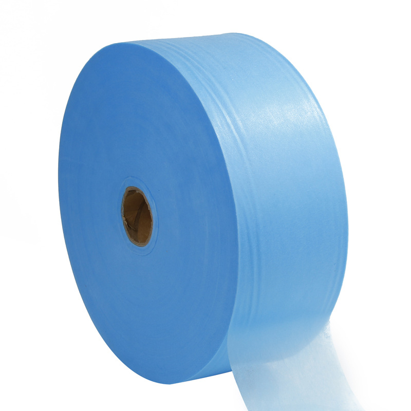 Blue PP non-woven fabric used for masks,disposable clothes, surgical gowns, medical packaging