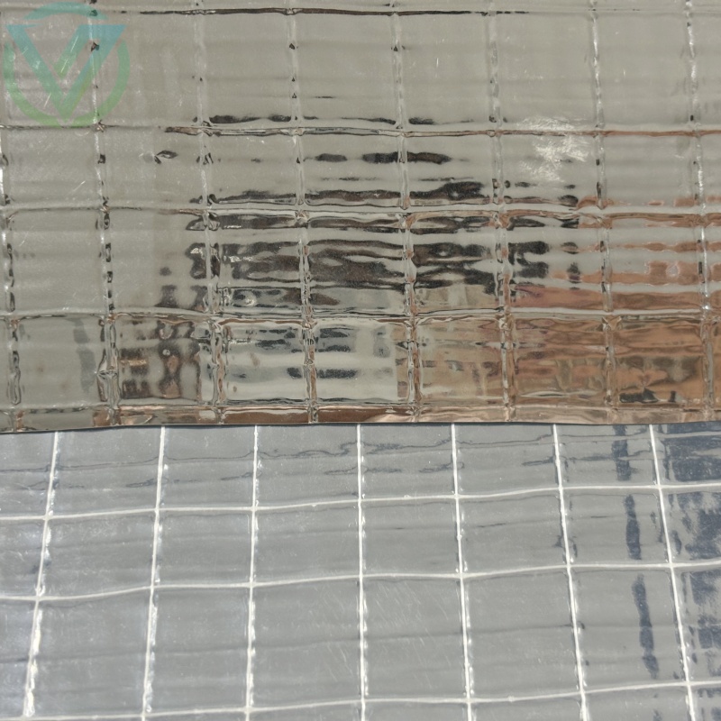 Reinforcing aluminum foil scrim kraft paper facing FSK thermal panels