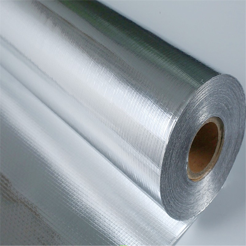 Double sided Aluminium foil laminated woven fabric for reflective radiant barrier