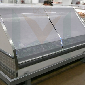 Durable Permeable Night Curtain for Horizontal Showcase in Shops (VPNC4)