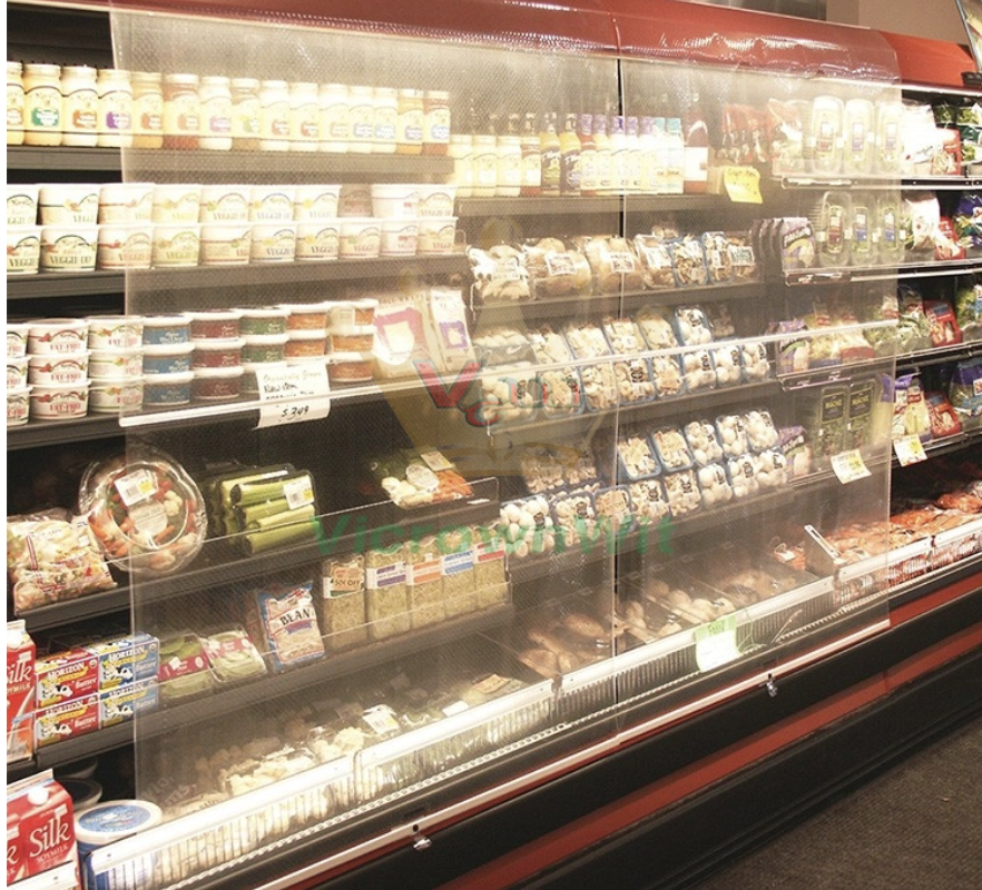 Breathable plastic Night cover for refrigerating cabinet (VTBNB1)