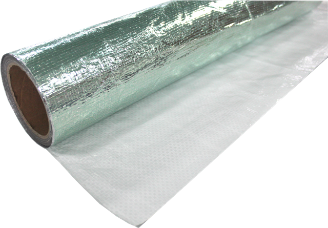 Antiglare Green Flame retardant Foil Woven for bubble XPE foam foil insulation