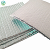 Flame retardant woven foil base for bubble film lamination