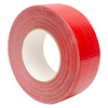 Stacked red & rose cloth tape combo, strong adhesion anti-warp for factory ventilation duct & fan joint insulation reinforcement