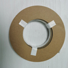 Round white foam tape with three pull tabs for even stress distribution, ideal for large decor frames & heavy shelf base mounting