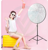 Indoor portrait shooting scene with floor-standing aluminum foil fiberglass high-reflectivity photography reflector